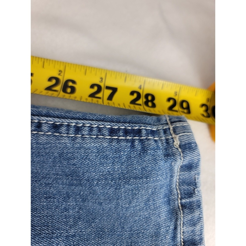 Democracy Girlfriend Distressed Light Wash Blue Denim Jeans Size 16 Everyday - Picture 8 of 8